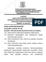 Laporan Panitian Penyelenggaran Workshop PPK-23 TGL 20 Juni 2023