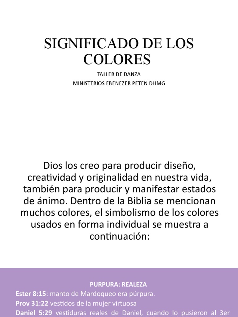 El simbolismo espiritual de los colores en la Biblia, PDF, Azul