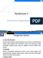 Pertemuan 1: Konsep Sistem Pengendalian Manajemen