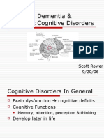 Delirium, Dementia & Amnestic Cognitive Disorders