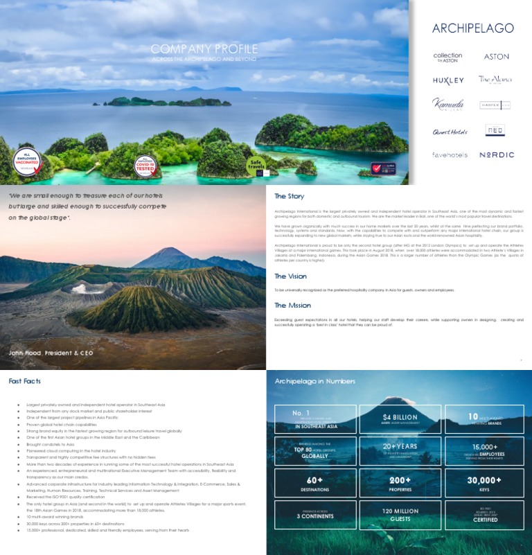 Archipelago Company Profile May 2021 PDF Bar (Establishment) Hotel