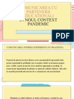 Comunicarea În Context Pandemic