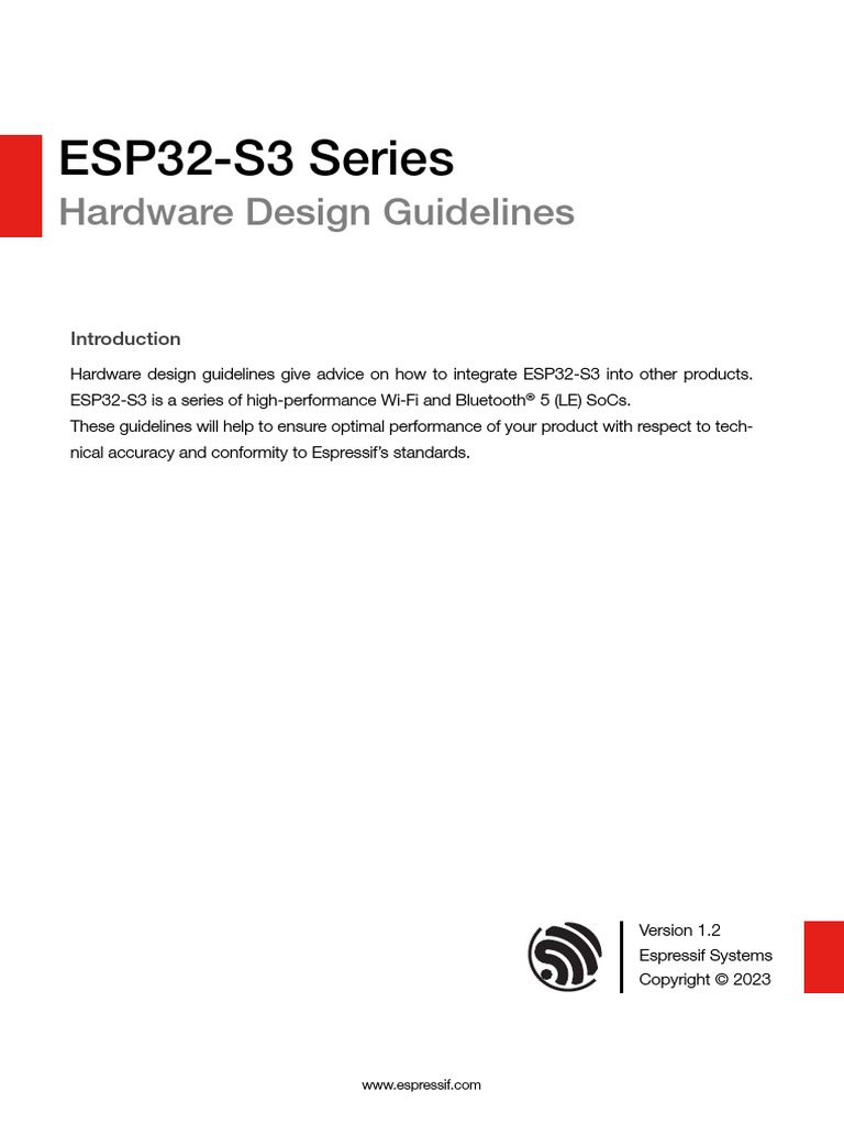 Esp32-S3 Hardware Design Guidelines en | PDF | Electronic Circuits ...