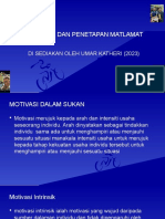 Motivasi Dan Penetapan Matlamat