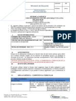 Informe Pedagógico