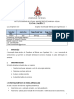 Plano Analítico: Semestre/ Ano Ano Lectivo Carga Horária Total Carga Horária Semanal Tipo de Aulas