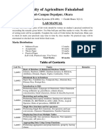 Lab Manual (CS-408 Database Systems)
