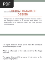 Logical Database Design