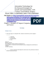 Chapter 1: Disruptive IT Impacts Companies, Competition, and Careers