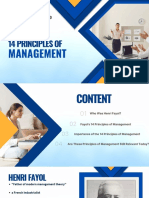14 Principles of Management
