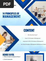 14 Principles of Management