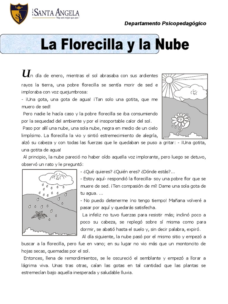 La Florecilla y La Nube | PDF