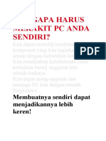 Mengapa Harus Merakit PC Anda Sendiri