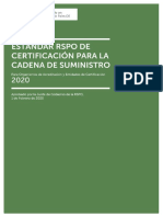 Estandar RSPO de Certificacion para La Cadena de Suministro 2020