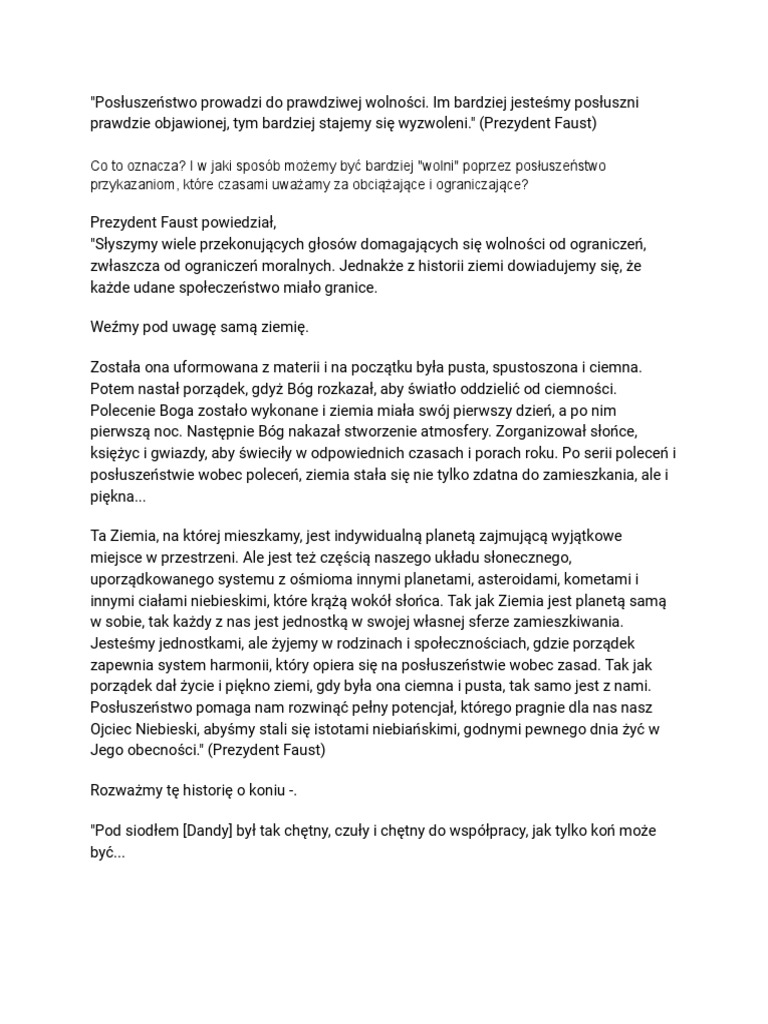 Posłuszeństwo PDF
