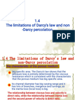 1.4 The Limitations of Darcy's Law and Non - Darcy Percolation