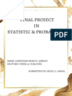 Final Project in Statistic and Probability
