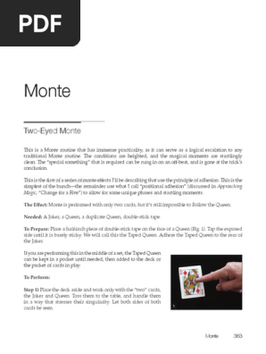 Two-Eyed-Monte