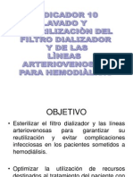 Lavado y Esterilizacion Del Filtro Dializador