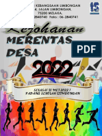 Brosur Kejohanan Merentas Desa Dan Road Relay 2022 SKL 2022