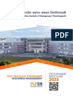 PGPBM Admissions Brochure 2023