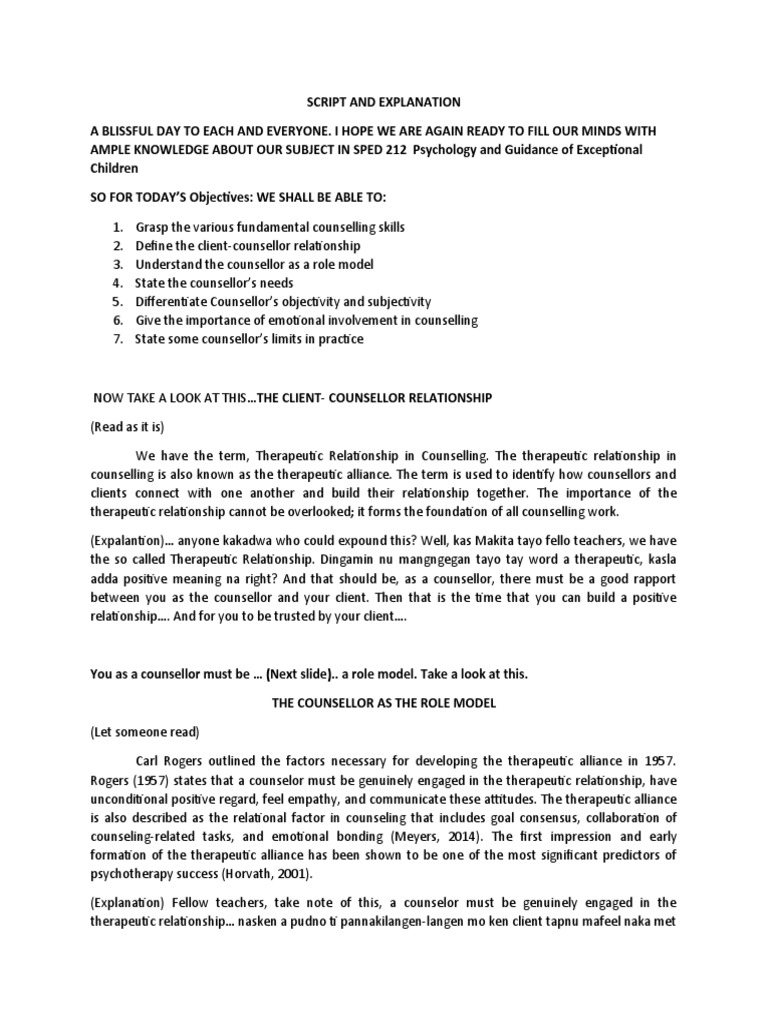 Counseling Skills for Teachers | PDF | Psychotherapy | Empathy