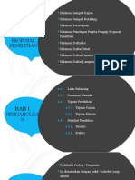 Kerangka Penulisan Proposal Penelitian