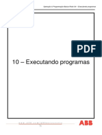 Cap.10 - Operação & Programação Básica Robô S4 - Executando Programas