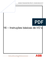 Cap.16 - Operação & Programação Básica Robô S4 - Instruções Básicas de IOs