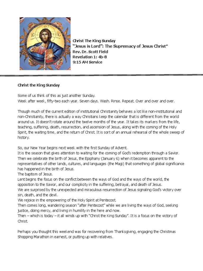 Jesus Is Lord PDF Jesus Miracle