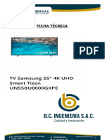 Ficha Tecnica TV 55