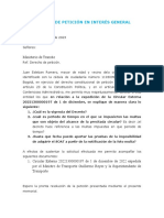 DERECHO DE PETICIÓN Sobre Circular 20221300000197