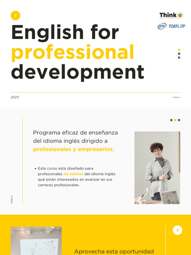 English For Professional Development | PDF | Aprendizaje | Idioma en Inglés