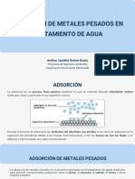 Adsorción de Metales Pesados - Andrea Ramos