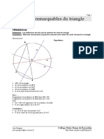 4 - Droites Remarquables Du Triangle