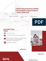 Materi GMP & Haccp (Food Safety Batch 20 Makin Ahli 2022)