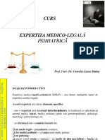 Curs 4 - Expertiza Medico-Legală Psihiatrica