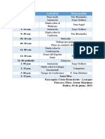 Esquema de Charla Prebautismal y de Confirma