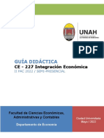 Guia Didáctica CE - 227 Integración Económica II PAC2022