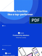 Anydo - Prioritization