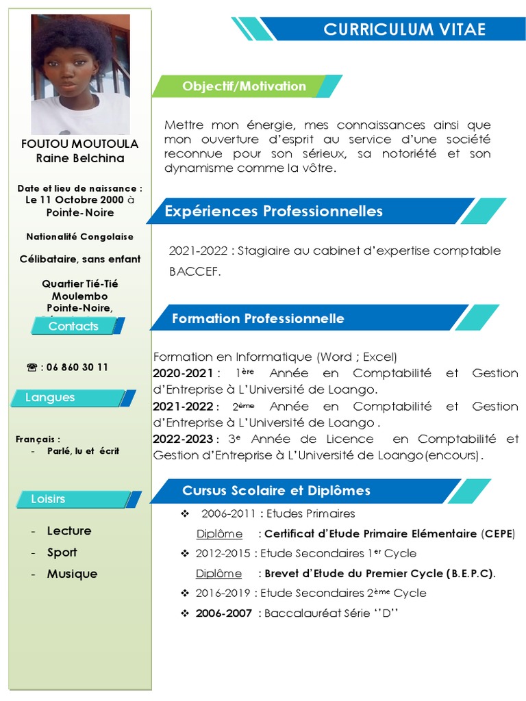 CV VB | PDF | Évolution de carrière