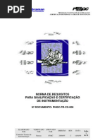 ABRAMAN - Normas e Requisitos para Qualificação e Certificação de Instrumentação