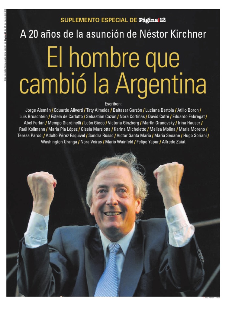 El Hombre Que Cambió La Argentina: A 20 Años de La Asunción de Néstor ...
