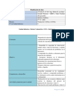 Planificacion de Clase SIN Herramientas Digitales