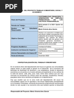 Resumen Tecnico Del Proyecto de Trabajo Comunitario Final