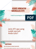 Materi Proses Kreatif Menulis Kti