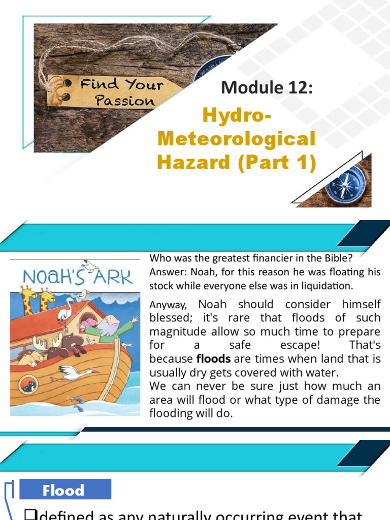 Module 12 Hydro Meteorological Hazard Pdf Storm Surge Flood