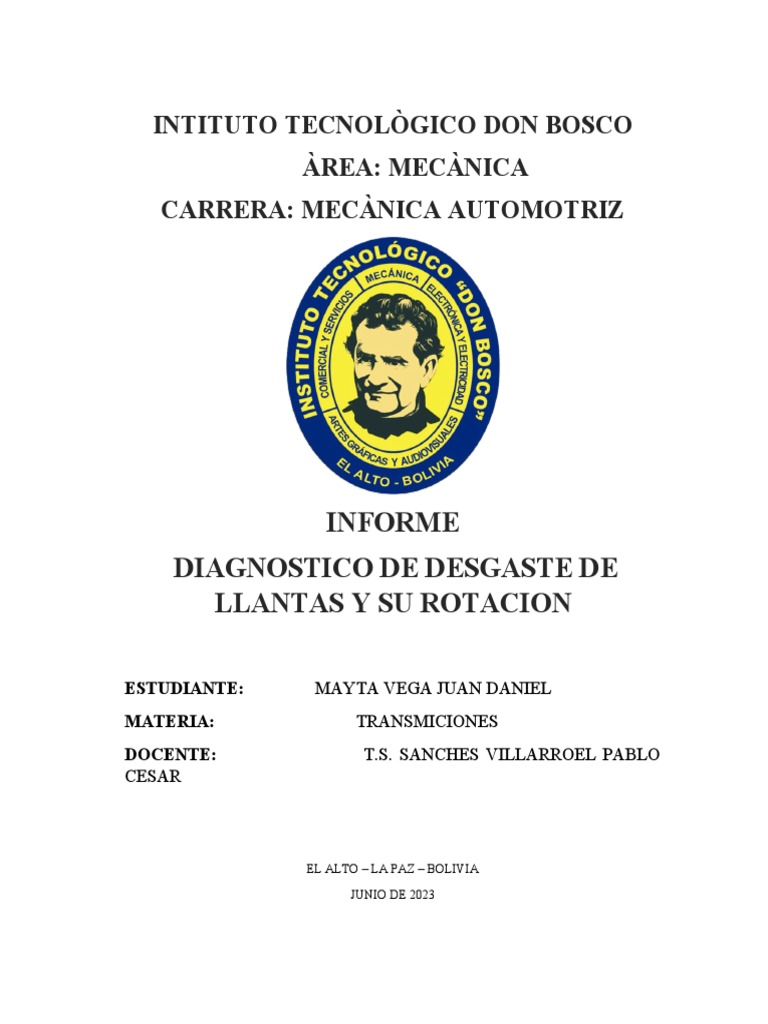 Diagnóstico y Rotación de Llantas | PDF | Neumático | Tracción en las ...