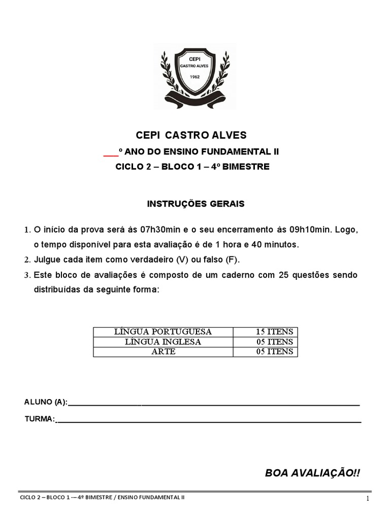Avalia o bloco fundamental pdf brinquedos