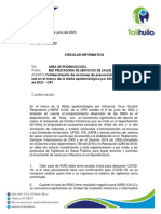 UTH-EPI-006-2023 - Circular FORTALECIMIENTO DE ACCIONES ALERTA EPIDEMIOLOGICA POR INFLUENZA Y VSR